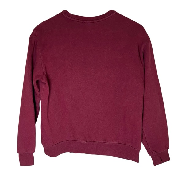 Harvard H&M Crimson Crewneck Sweatshirt Sz S Varsity Collegiate Logo Pullover - Picture 2 of 7